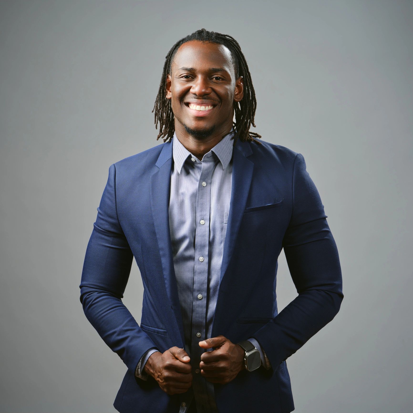 Professional headshot of a man